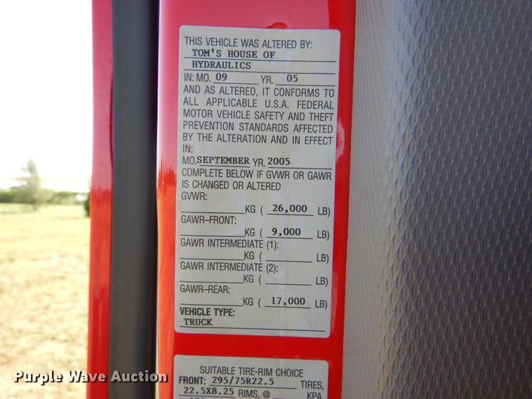 image for item GM9145 2006 Freightliner Business Class M2  flatbed truck