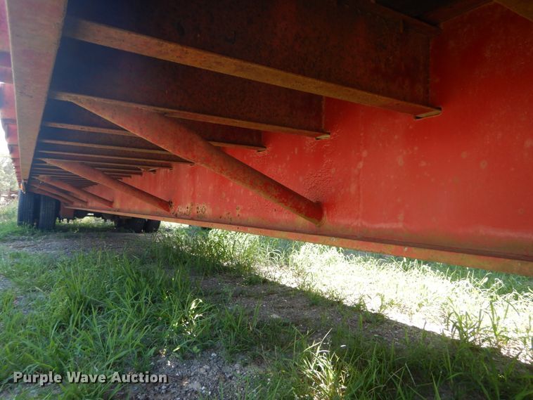 image for item GR9775 1987 Fruehauf drop deck trailer