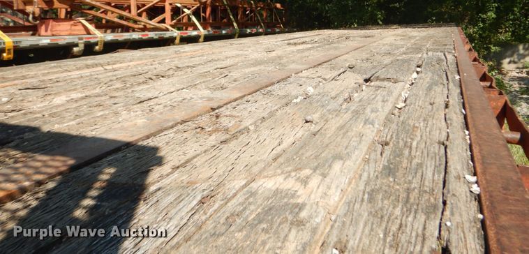 image for item GR9780 1983 Dorsey flatbed trailer