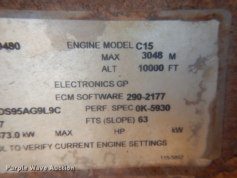 image for item HB9013 2007 Peterbilt 386  semi truck