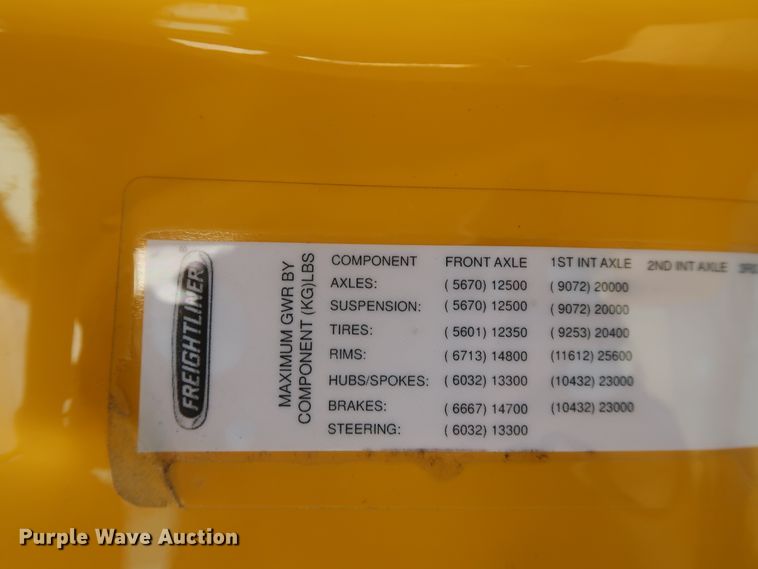 image for item HJ9358 2018 Freightliner Cascadia 125  semi truck