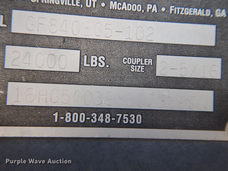 image for item HV9778 1999 Haulmark GF840EG5-102 enclosed cargo trailer