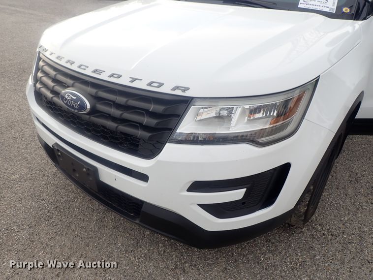image for item DE0672 2017 Ford Explorer Police Interceptor  SUV