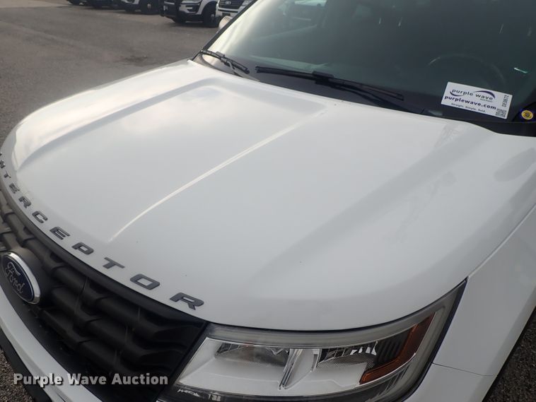image for item DE0672 2017 Ford Explorer Police Interceptor  SUV
