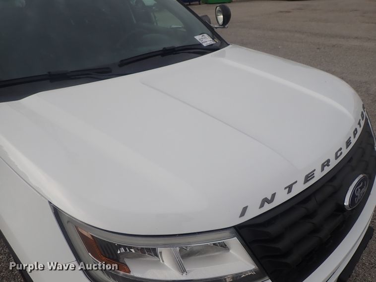 image for item DE0675 2016 Ford Explorer Police Interceptor  SUV