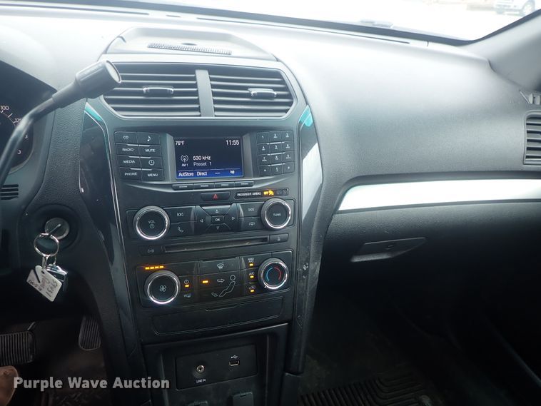 image for item DE0684 2016 Ford Explorer Police Interceptor  SUV