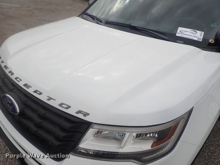 image for item DE0684 2016 Ford Explorer Police Interceptor  SUV