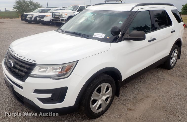 image for item DE0685 2017 Ford Explorer Police Interceptor  SUV