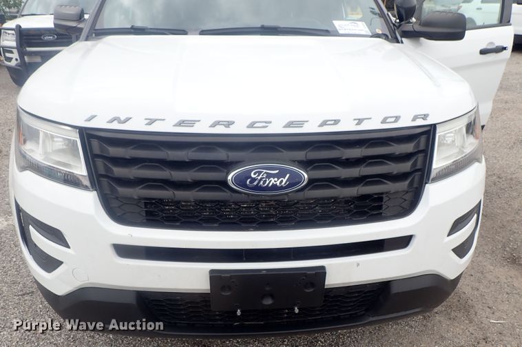 image for item DE0685 2017 Ford Explorer Police Interceptor  SUV