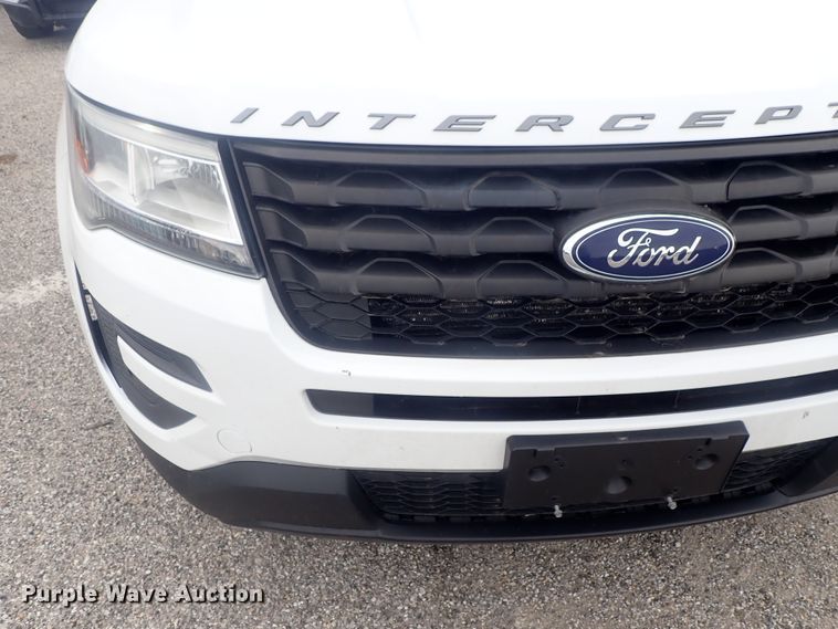 image for item DE0685 2017 Ford Explorer Police Interceptor  SUV