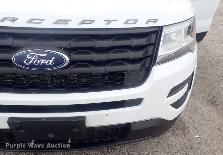 image for item DE0685 2017 Ford Explorer Police Interceptor  SUV