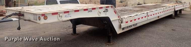 image for item DE0704 2001 Trail-Eze TE70HT46-2 drop deck equipment trailer