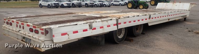 image for item DE0704 2001 Trail-Eze TE70HT46-2 drop deck equipment trailer