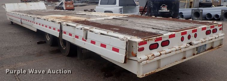 image for item DE0704 2001 Trail-Eze TE70HT46-2 drop deck equipment trailer