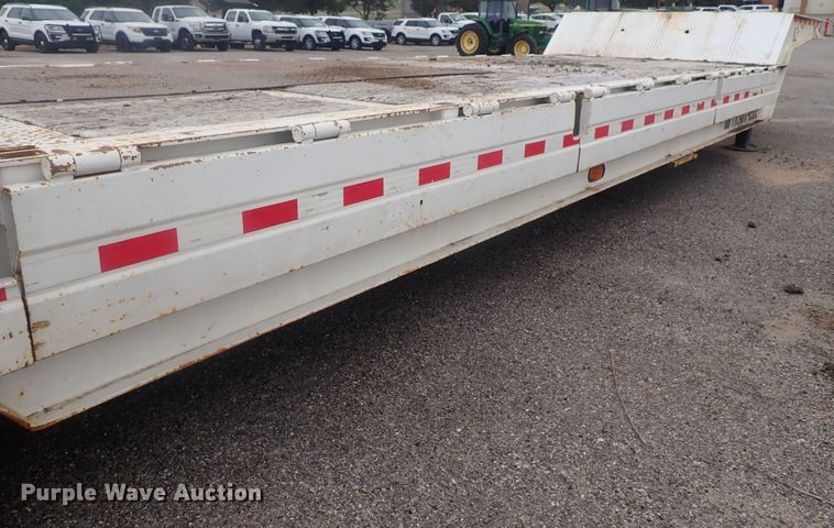 image for item DE0704 2001 Trail-Eze TE70HT46-2 drop deck equipment trailer