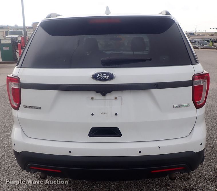 image for item DE0707 2016 Ford Explorer Police Interceptor  SUV