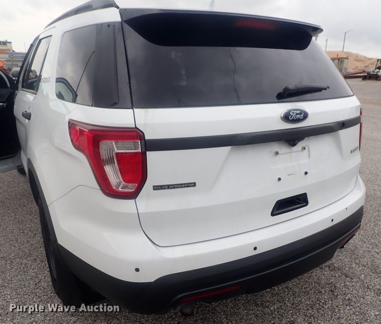 image for item DE0707 2016 Ford Explorer Police Interceptor  SUV