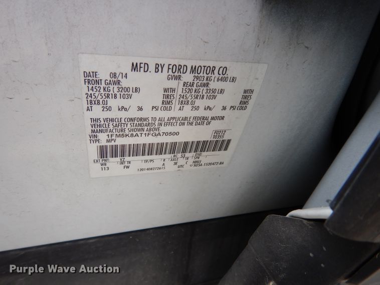 image for item DJ4444 2015 Ford Explorer Police Interceptor  SUV