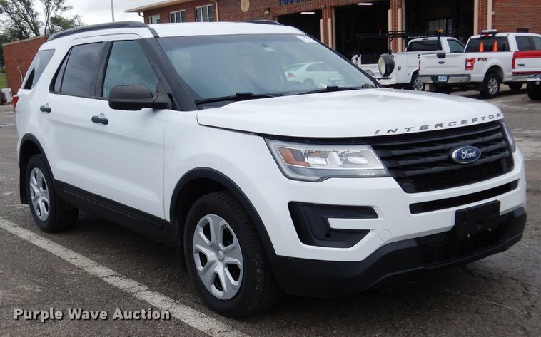 image for item DJ4456 2016 Ford Explorer Police Interceptor  SUV
