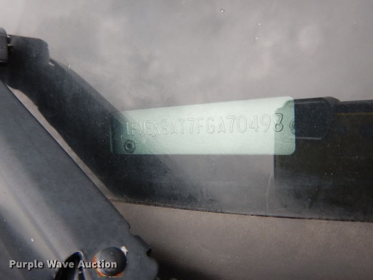 image for item DJ4457 2015 Ford Explorer Police Interceptor  SUV