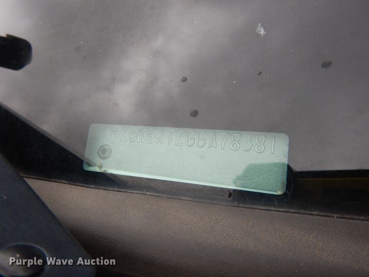 image for item DJ4458 2016 Ford Explorer Police Interceptor  SUV