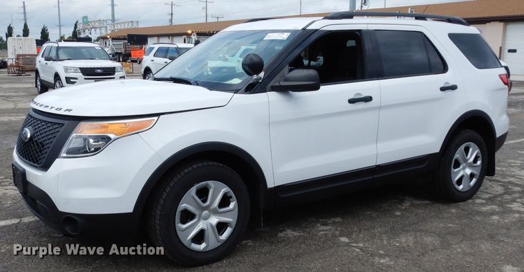 image for item DJ4460 2015 Ford Explorer Police Interceptor  SUV