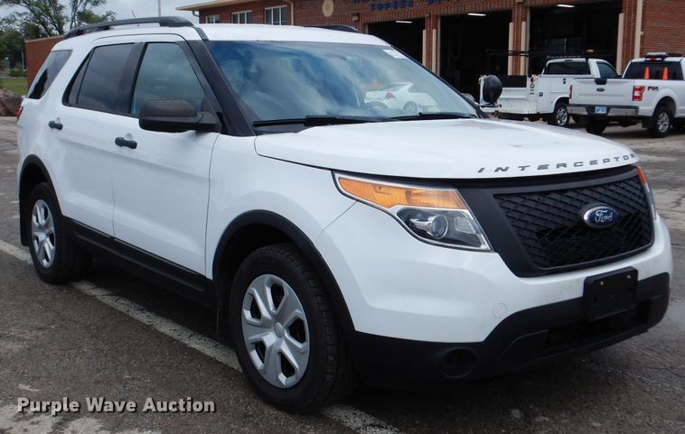 image for item DJ4460 2015 Ford Explorer Police Interceptor  SUV