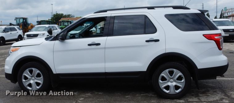 image for item DJ4460 2015 Ford Explorer Police Interceptor  SUV