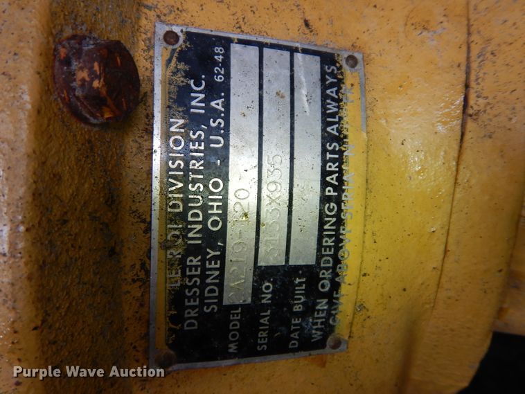 image for item DJ4472 1988 Leroy Dresser 185  air compressor