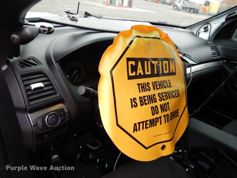 image for item DJ4479 2017 Ford Explorer Police Interceptor  SUV