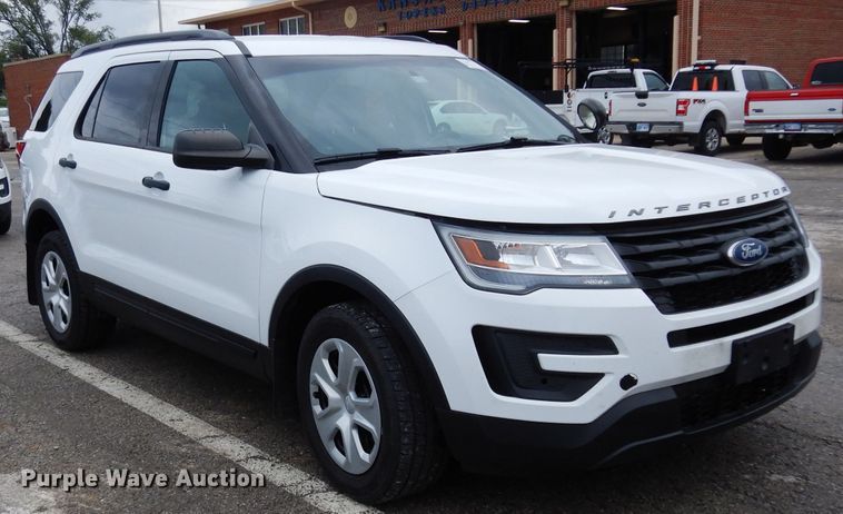 image for item DJ4480 2016 Ford Explorer Police Interceptor  SUV