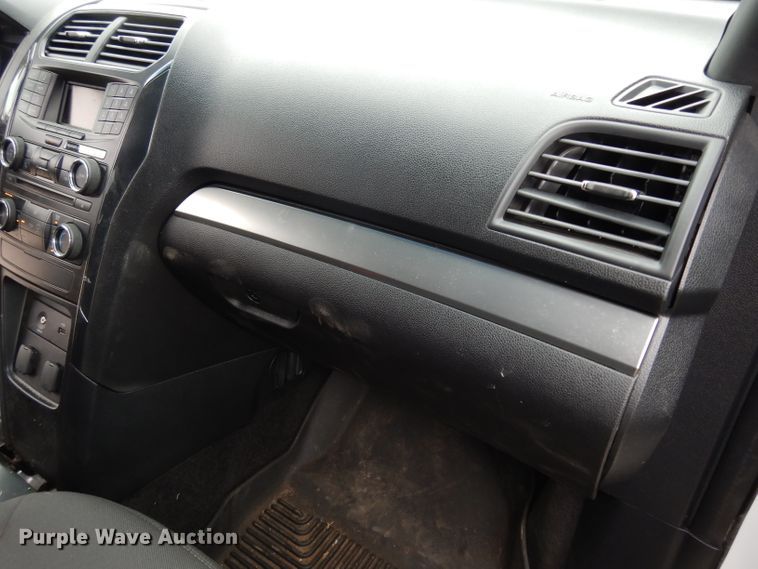 image for item DJ4480 2016 Ford Explorer Police Interceptor  SUV