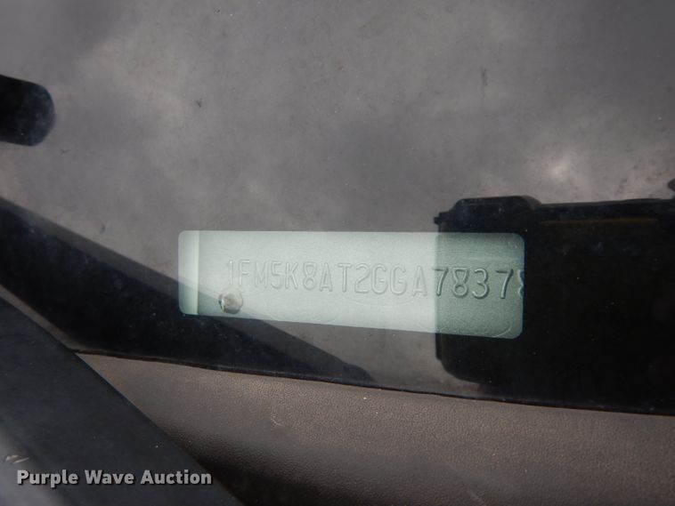 image for item DJ4480 2016 Ford Explorer Police Interceptor  SUV