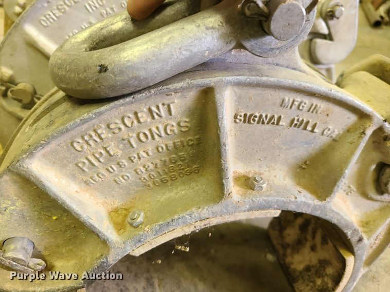 image for item DY9904 (4) crescent pipe tongs