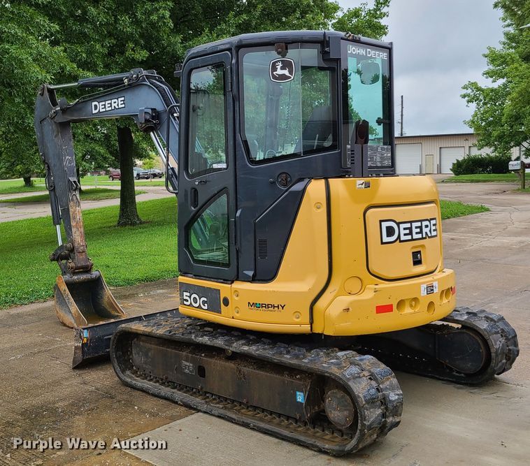 image for item EL9943 2013 John Deere 50G  mini excavator