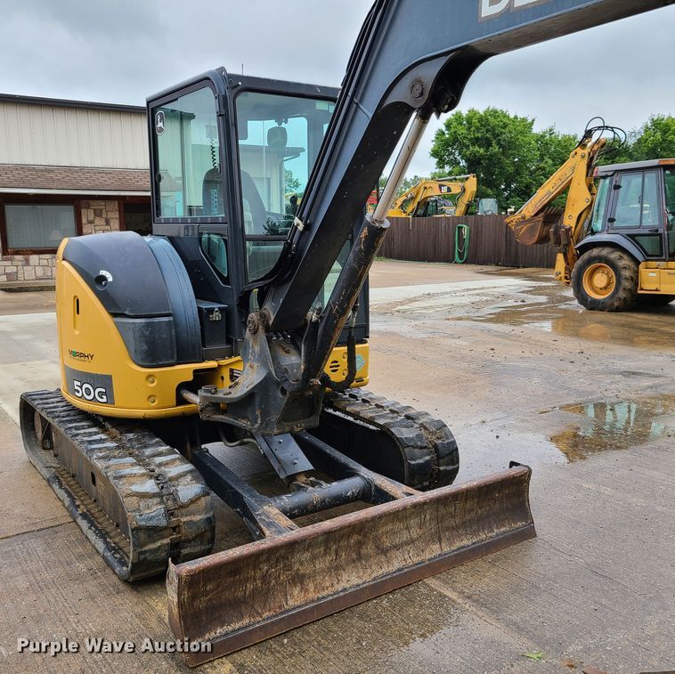 image for item EL9943 2013 John Deere 50G  mini excavator