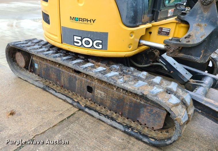 image for item EL9943 2013 John Deere 50G  mini excavator