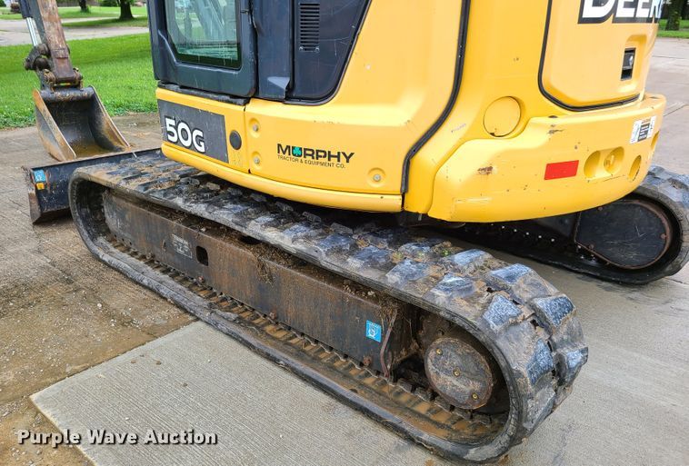 image for item EL9943 2013 John Deere 50G  mini excavator