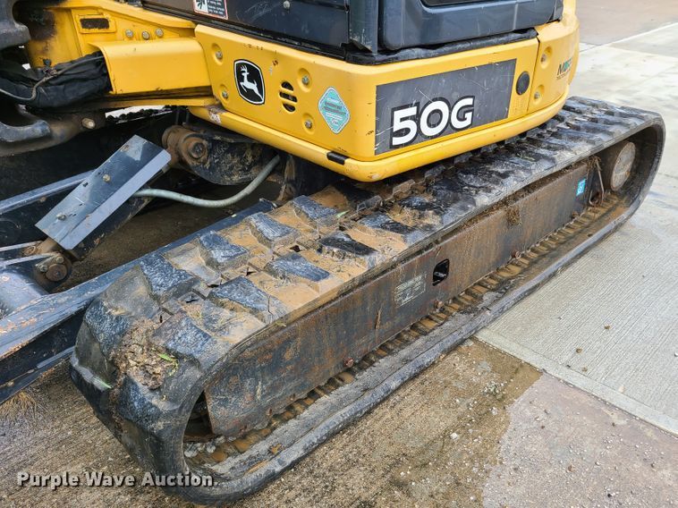 image for item EL9943 2013 John Deere 50G  mini excavator