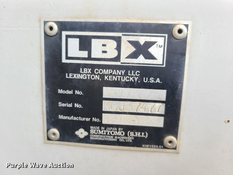 image for item EL9957 2003 Link Belt 330LX  excavator