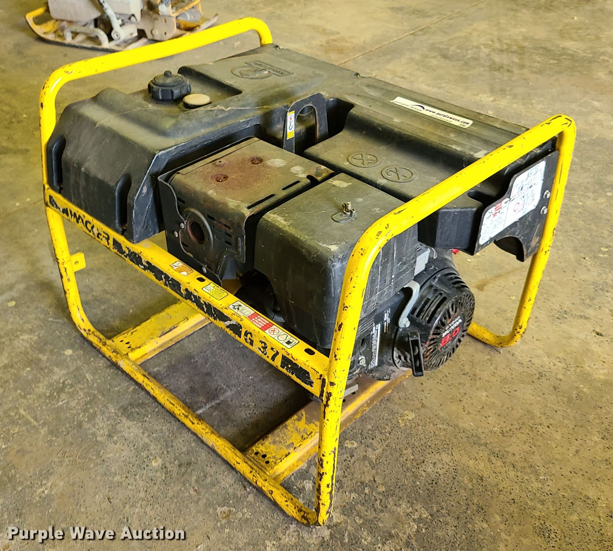 Wacker G37 generator in Oak Grove, MO Item DY9888 sold Purple Wave