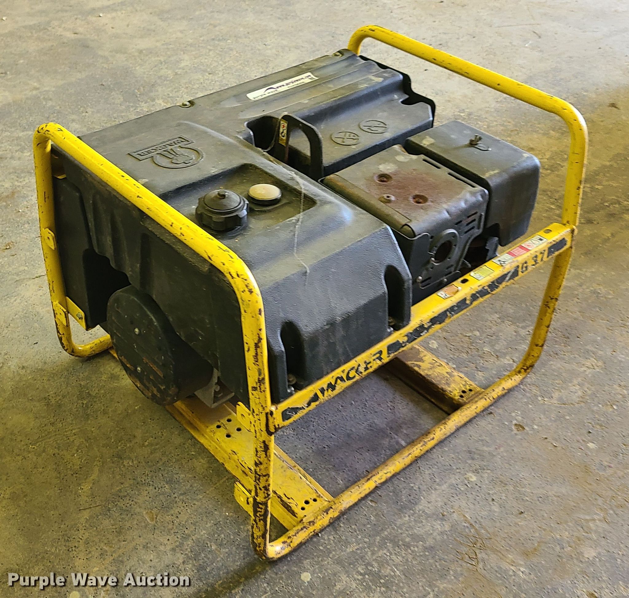 Wacker G37 generator in Oak Grove, MO Item DY9888 sold Purple Wave