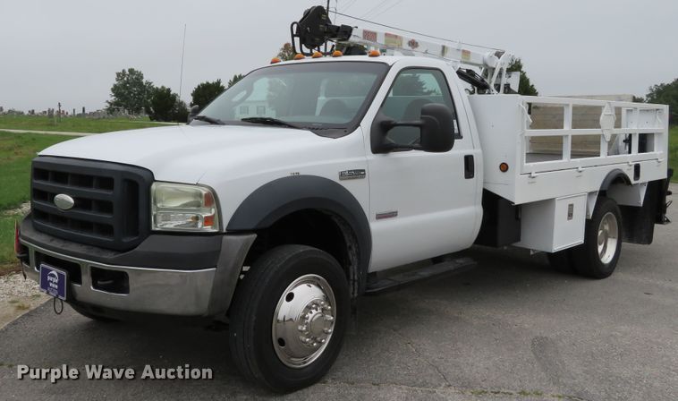 image for item DH1180 2007 Ford F550 Super Duty XL  utility truck