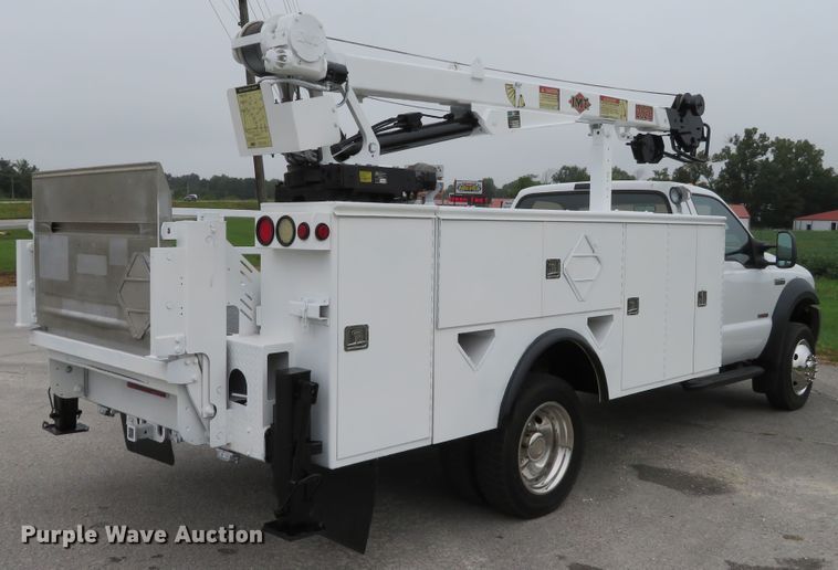 image for item DH1180 2007 Ford F550 Super Duty XL  utility truck