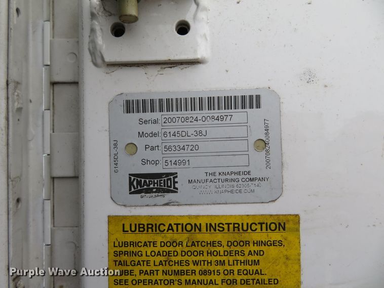 image for item DH1180 2007 Ford F550 Super Duty XL  utility truck