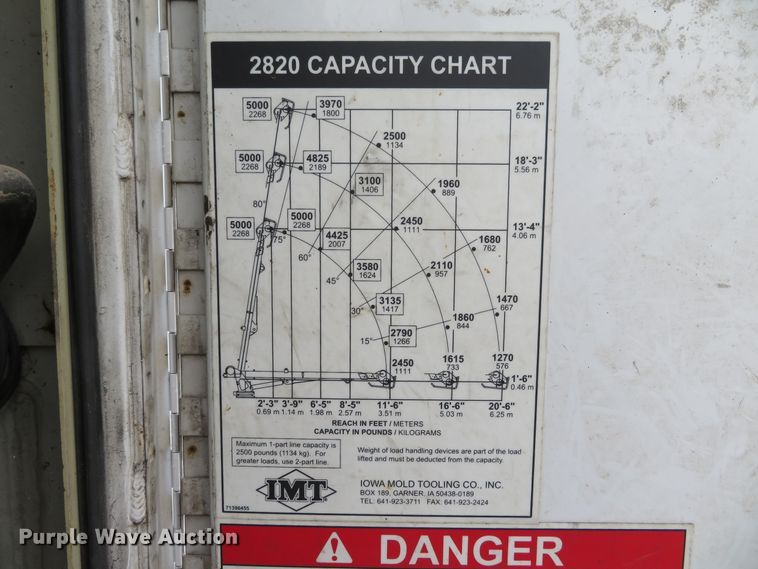 image for item DH1180 2007 Ford F550 Super Duty XL  utility truck
