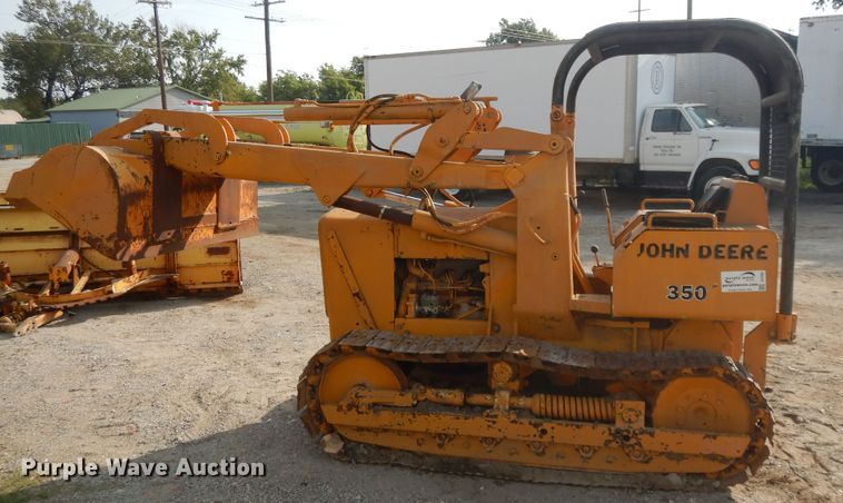 image for item DI7695 John Deere 350  track loader