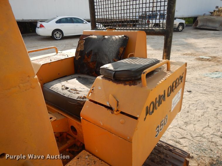 image for item DI7695 John Deere 350  track loader