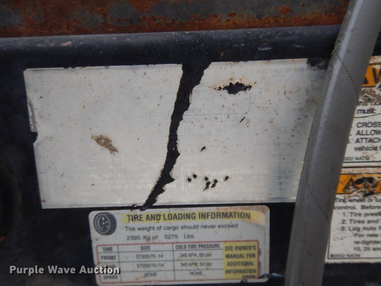 image for item DI7729 2006 Multiquip pressure washer trailer