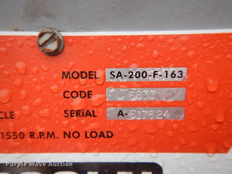 image for item DJ1058 1969 Lincoln Redface SA200 welder